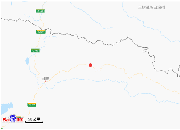据中国地震台网测定,北京时间2020年8月1日1时55分在西藏那曲市比如县