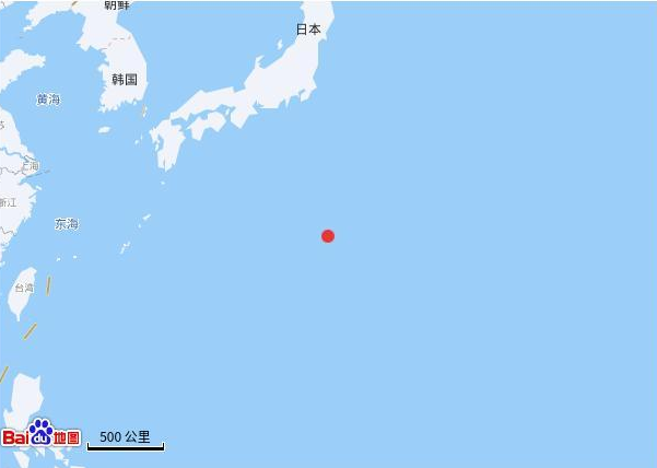 据中国地震台网测定北京时间2022年1月4日5时8分在日本小笠原群岛北纬