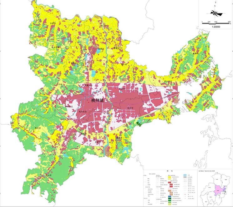 桃州镇土地利用总体规划图-广德市人民政府