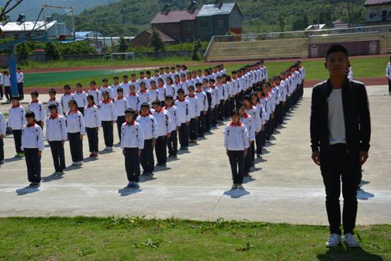 四合中学参加广德县中小学广播操比赛