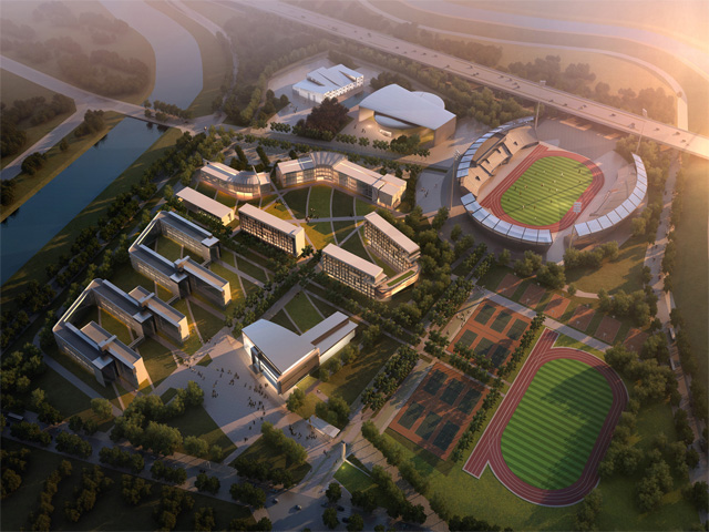 泾县中学新校区,泾县体育中心工程规划建筑方案向社会征求意见