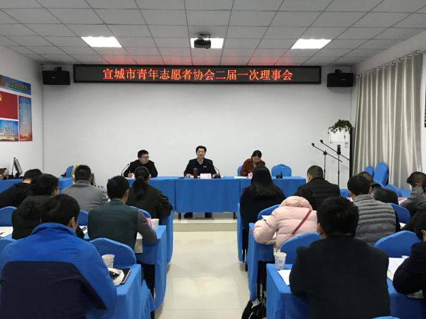 宣城市召开青年志愿者协会二届一次理事会