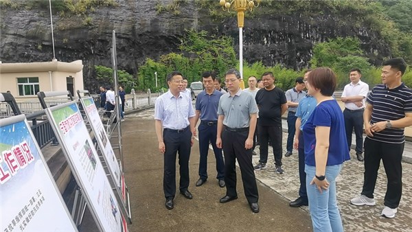 何淳宽在宁国市宣州区实地检查防汛工作
