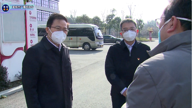 李中在市区调研疫情防控工作