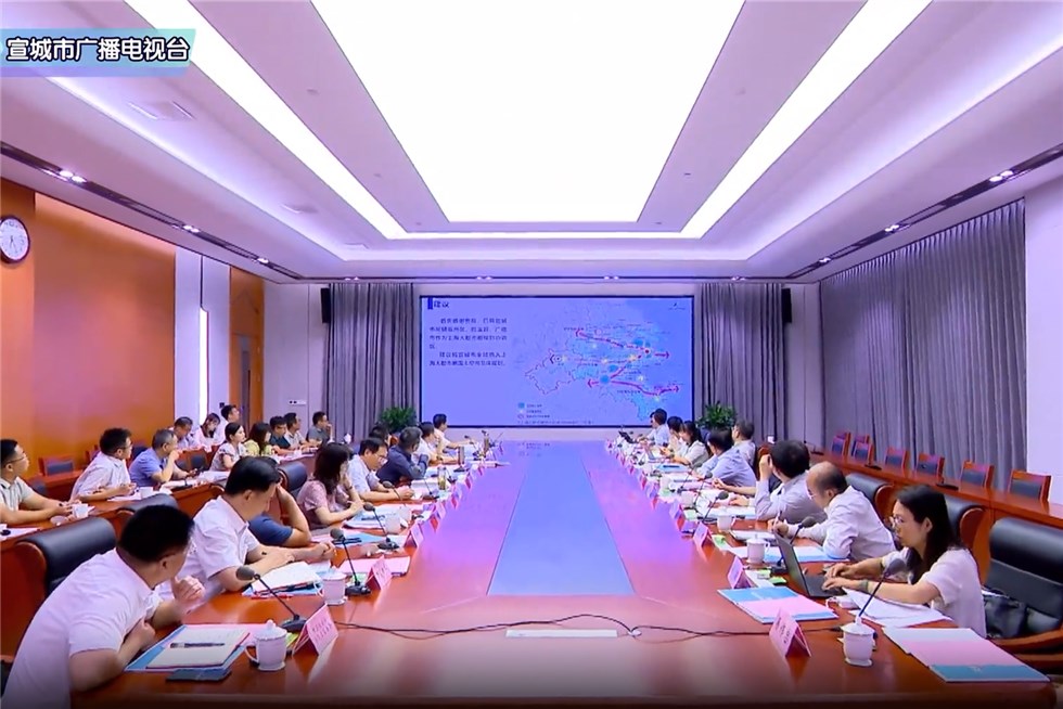 上海大都市圈国土空间总体规划编制工作座谈会在宣召开