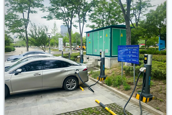 我市加快布局新能源汽车充电桩建设
