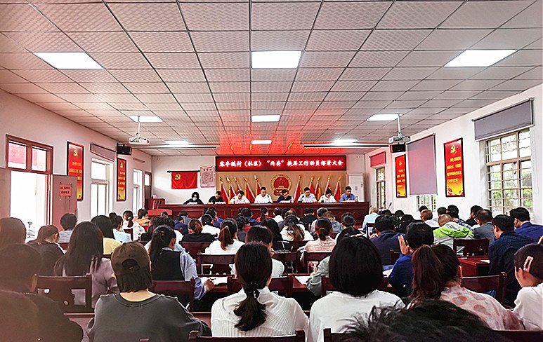 寒亭镇村社区两委换届工作动员部署大会