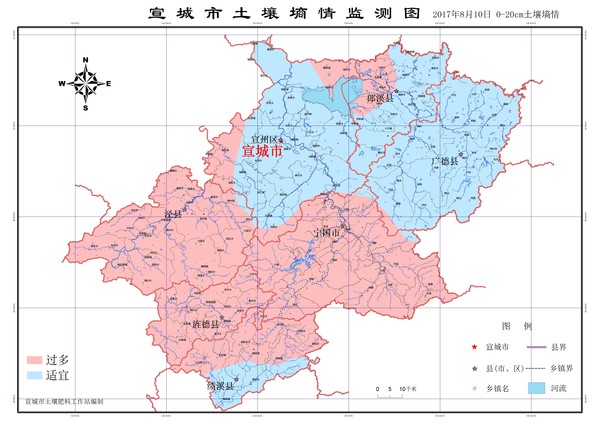 宣城市土壤墒情简报2017年第29期总第118期