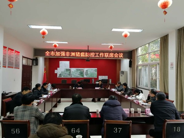 市防指办召开加强非洲猪瘟防控工作联席会议.jpg
