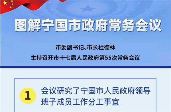 【图表解读】杜德林主持召开市十七届人民政府第55次常务会议