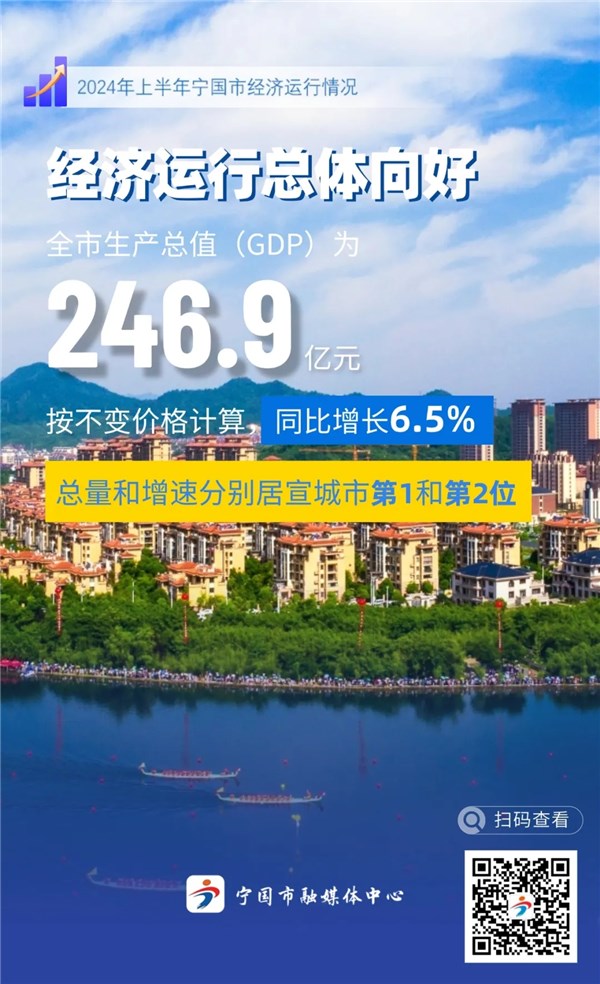 海报速览！246.9亿元，宁国这样向“新”跑