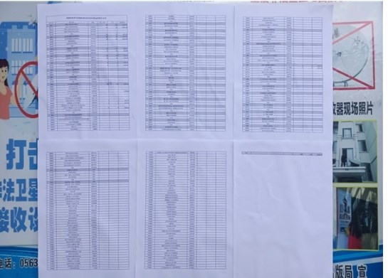 田村村2024年9月惠民惠农资金公开照片