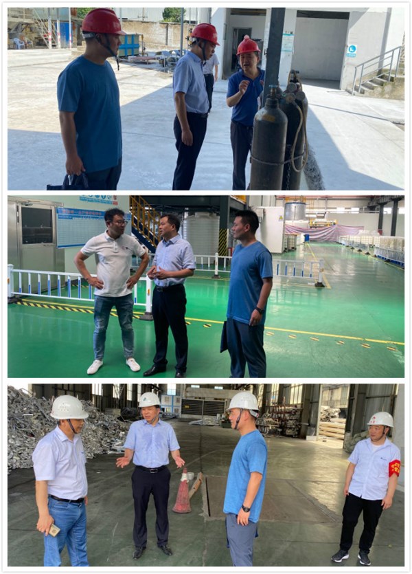 罗正军副主任赴区内企业督导安全生产工作