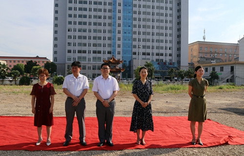 郎溪縣人民醫院門診住院綜合樓項目舉行開工儀式