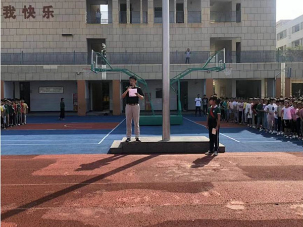 郎溪县惠园学校提前做好民生政策宣传工作