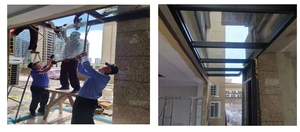 7月14日,市城管执法局敬亭山分局在巡查中发现瑞景家园小区一处在