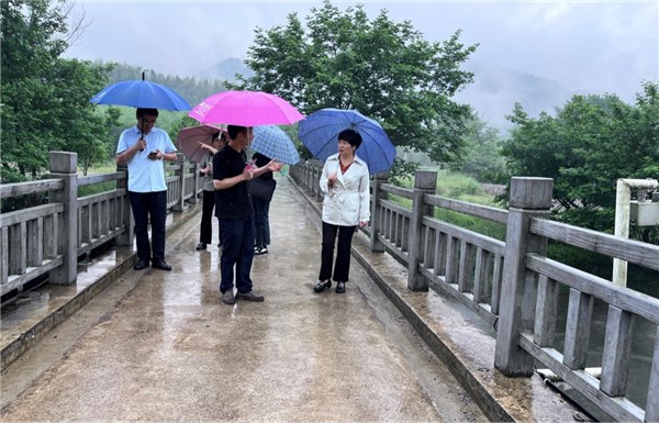 网站首页>县级动态>余红副局长一行首先来到位于青龙乡龙阁村的西津河