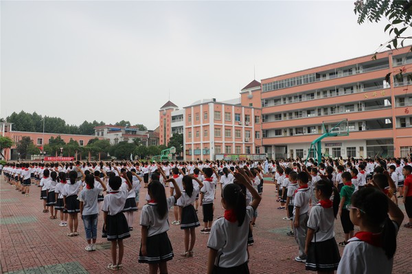 桃州一小举行2018年秋季开学典礼-广德市人民政府