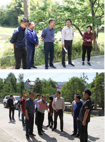 5月13日,省水利厅水保处徐文炎处长一行来我市调研指导国家水土保持