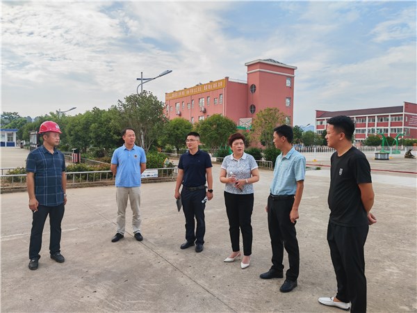 邱秀敏督查学校项目建设,疫情防控和防溺水工作-广德市人民政府