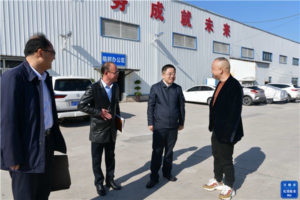 王珏到宣州区开展访千企解难题促发展优化营商环境走访调研活动