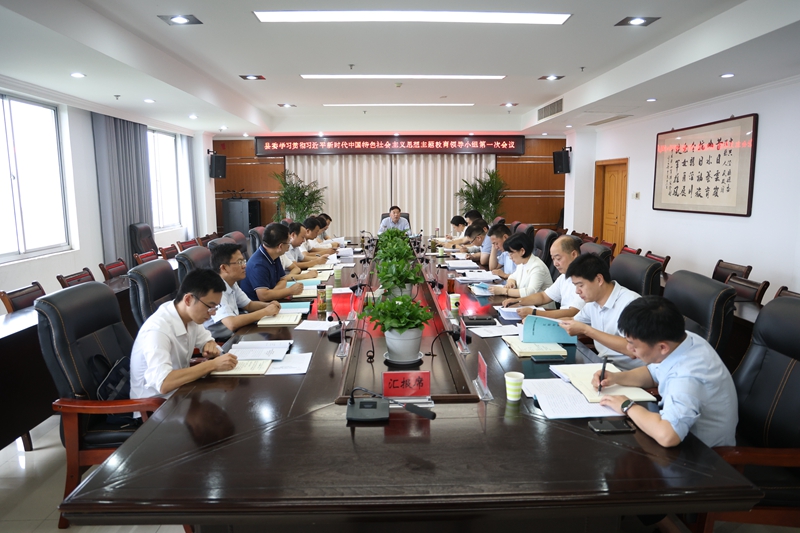 县委学习贯彻习近平新时代中国特色社会主义思想主题教育领导小组第一次会议召开